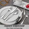 24 Pieces Silverware Set with Steak Knives Service for 4,Stainless Steel Flatware, Mirror Polished Cutlery Utensil Set,Home Kitchen Eating Tableware Set,Include Fork Knife Spoon Set,Dishwasher Safe